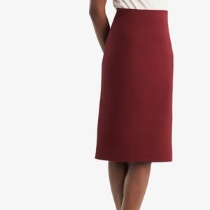 MM.Lafleur Dorchester Skirt in Textured Ponte
